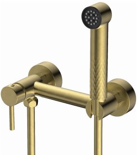 Гигиенический душ со смесителем Splenka S99.51.03 золотой сатин